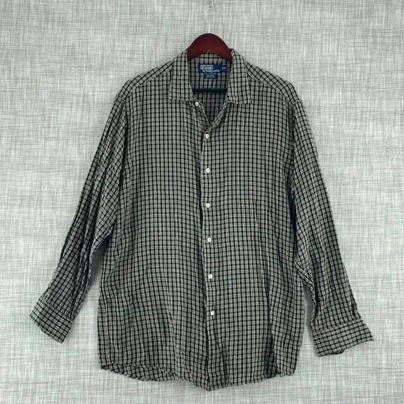Polo Ralph Lauren Other - Polo by Ralph Lauren Shirt Long Sleeve Button Down Mens M plaid 3761